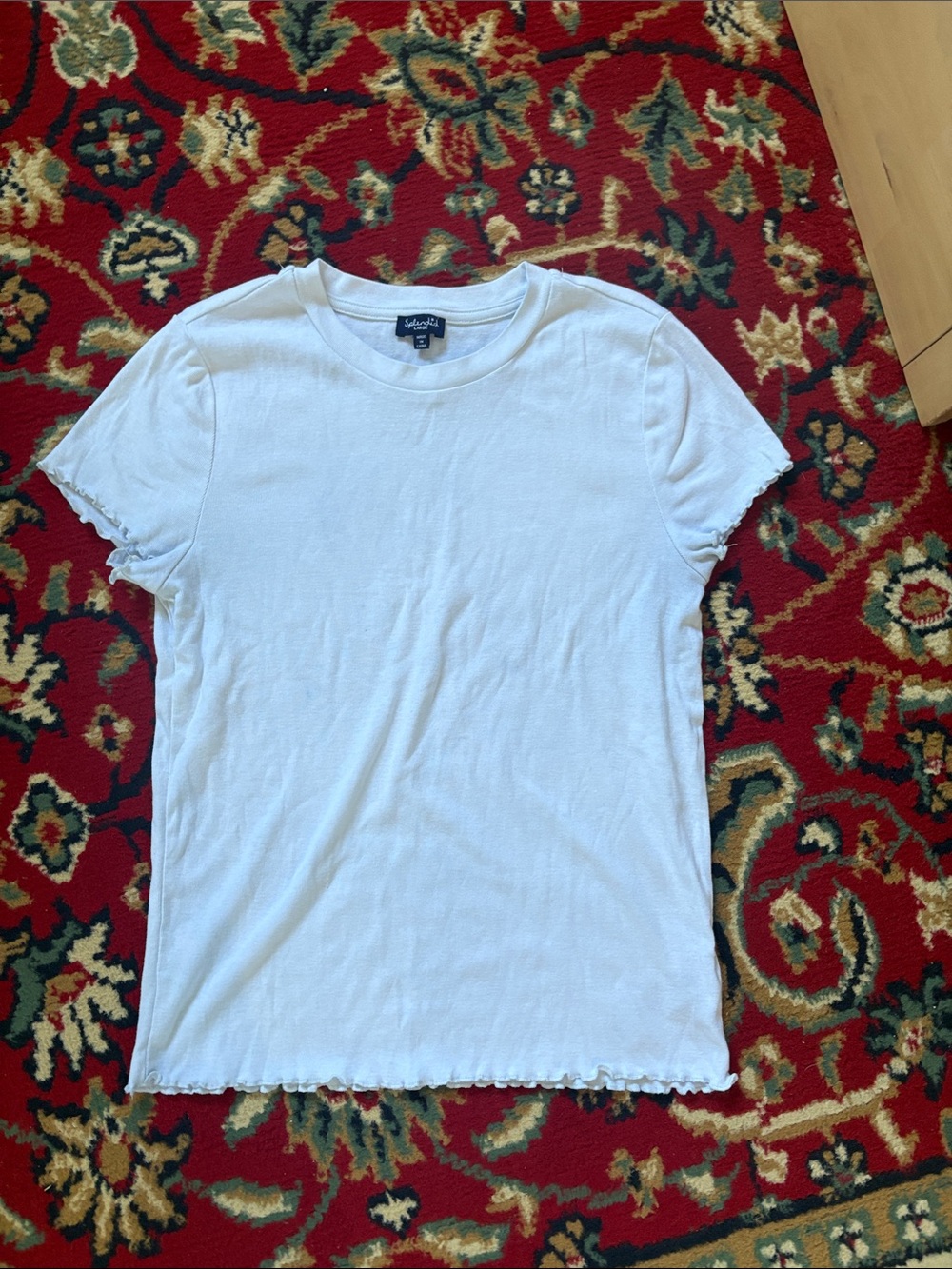 Splendid Ruffle Hem Shirt
